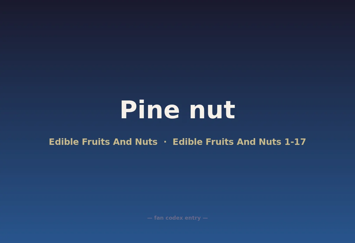 Pine nut