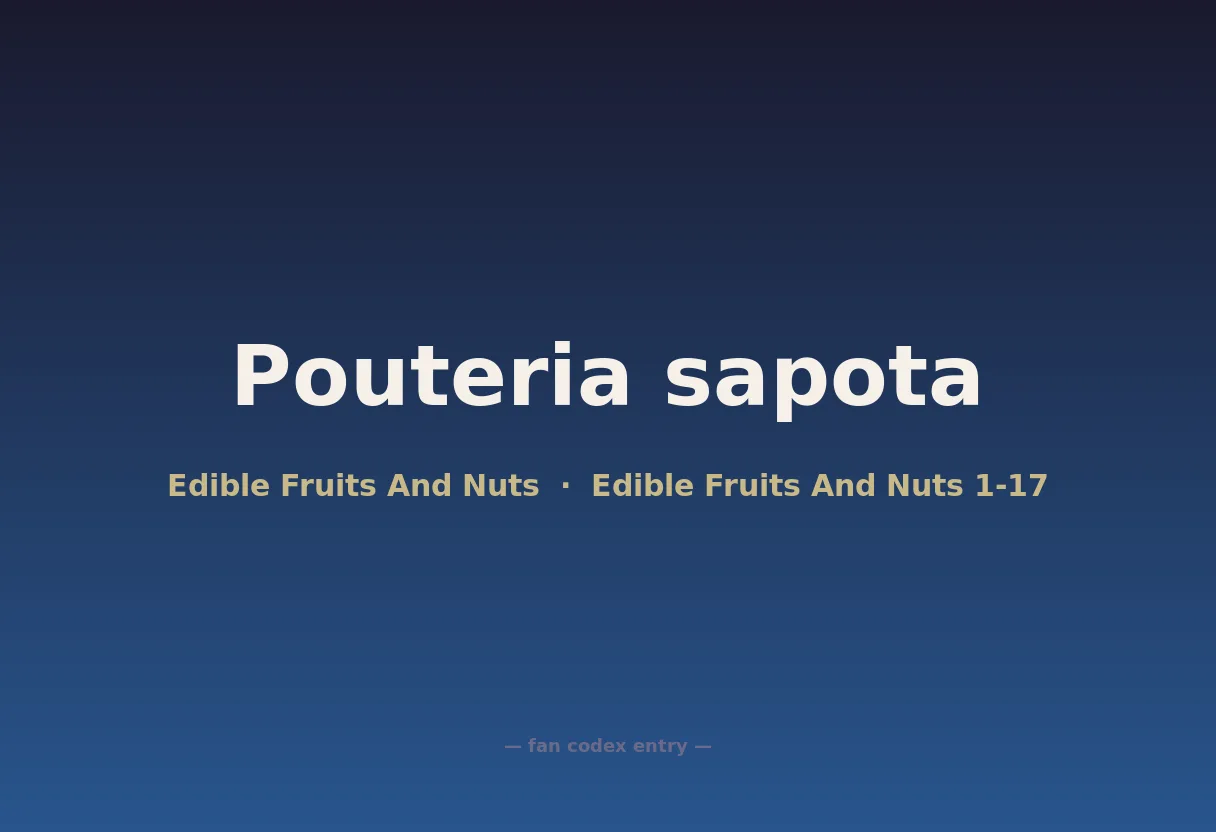Pouteria sapota
